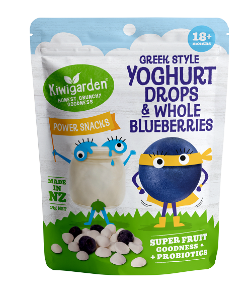Kiwigarden Yoghurt Drops & Whole Blueberries 14g