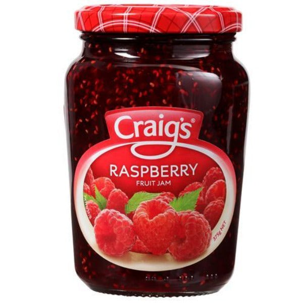 Craigs Raspberry Jam jar 375g