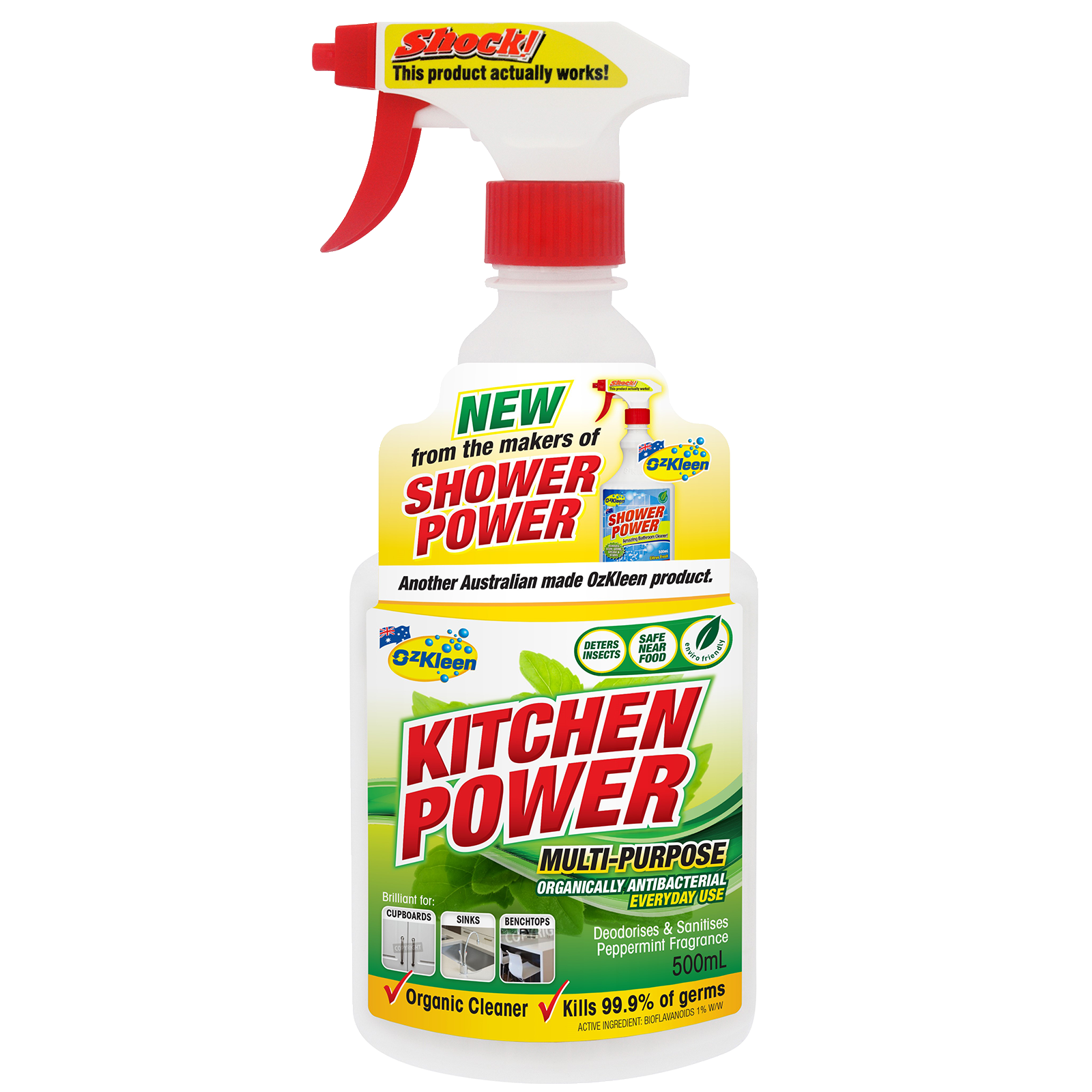Ozkleen Kitchen Power All Purpose Cleaner Trigger Spray 500ml