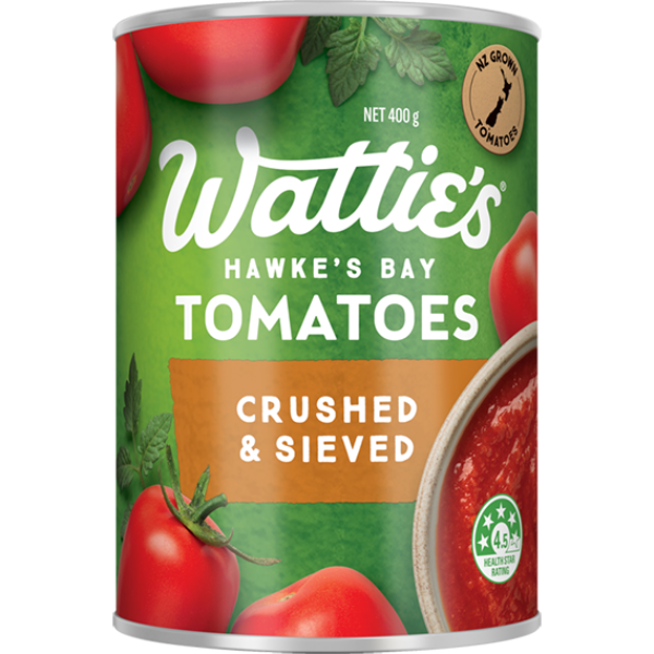 Watties Tomatoes Crushed & Sieved 400g