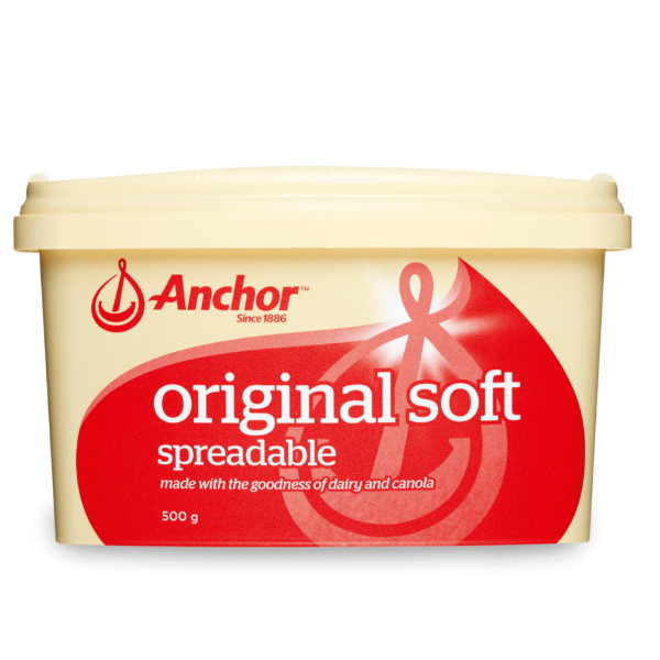 Anchor Original Soft Spreadable Butter 500g