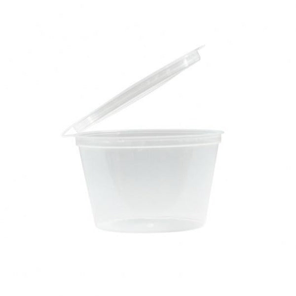 Emperor 100ml Polypropylene Sauce Cup with Lid pack of 10