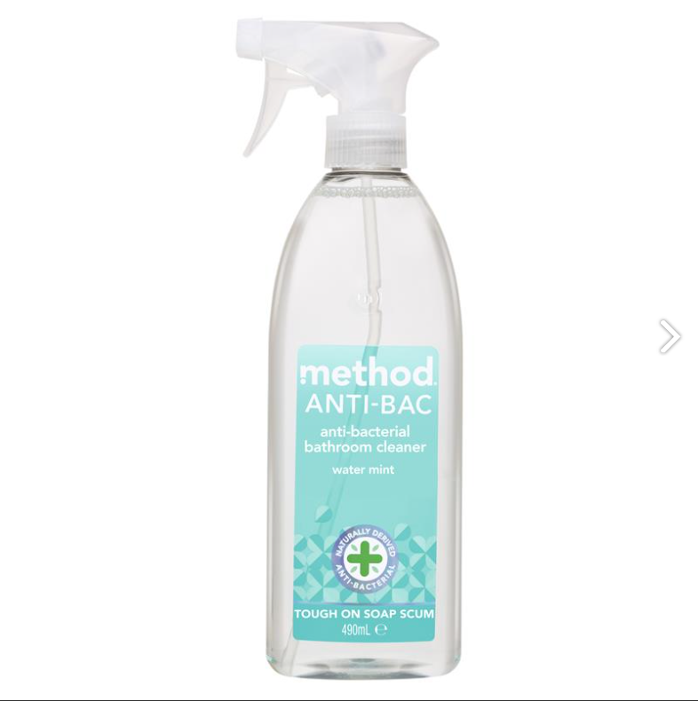 Method Antibacterial Bathroom Spray Water Mint 490ml