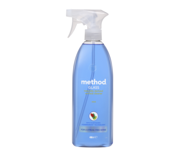 Method Mint Naturally Derived Glass Surface Cleaner 490ml