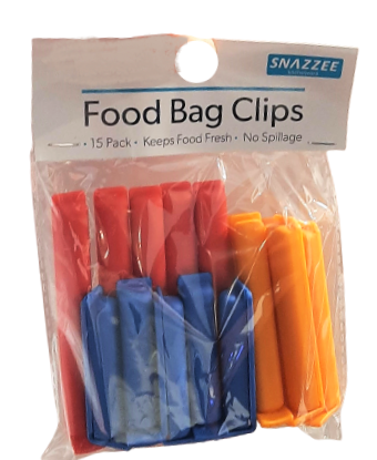 Snazzee Food Bag Clips 12pk