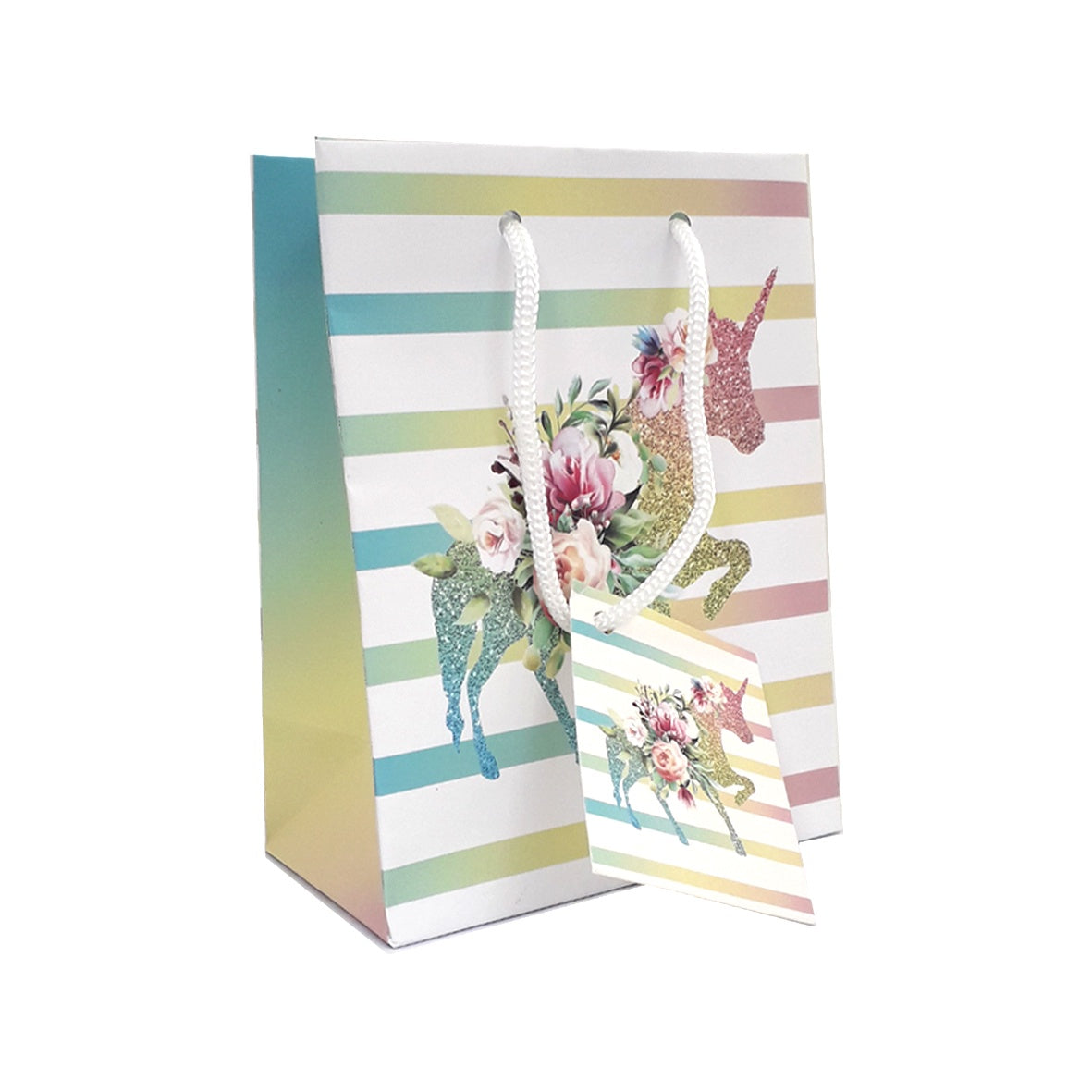 Paper Gift Bag Rainbow Unicorn