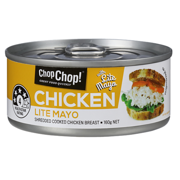 Chop Chop Shredded Chicken w/ Lite Mayo 160g
