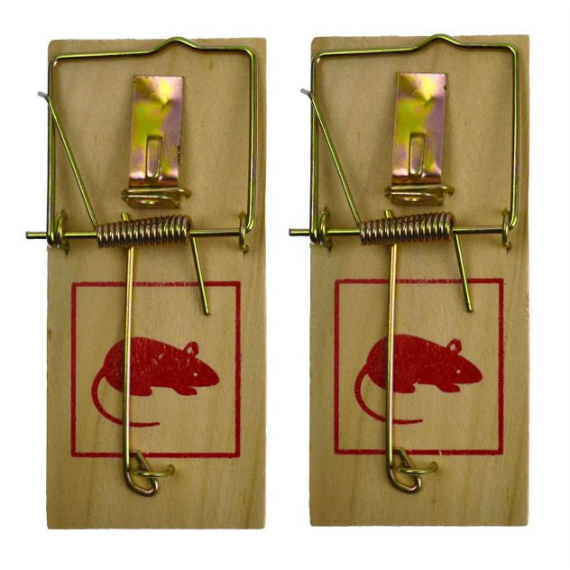 Snazzee Hang Sell Wooden Mouse Trap 2pk