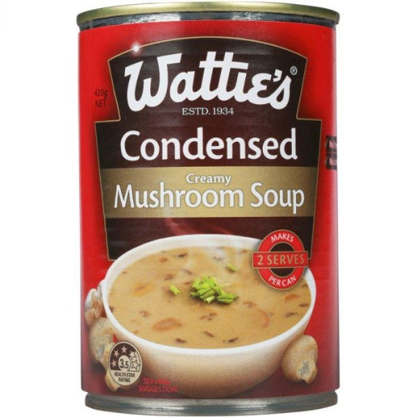 Watties Condensed Creamy Mushroom Soup 420g