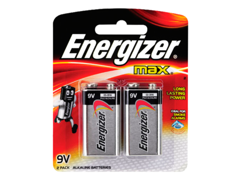 Energizer Max 9V Batteries 2pk