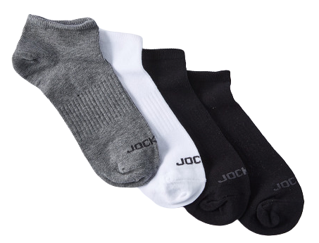 Jockey Everyday Active Trainer Sock  Size 6-10 4pk