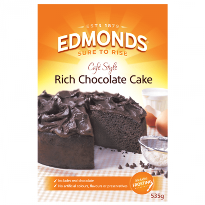 Edmonds Rich Chocolate Cake 4X535G