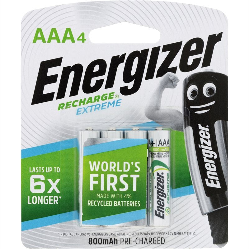 Energizer Rechargeable AAA 4pk