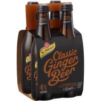 Schweppes Soft Drink Ginger Beer 330ml 4pk