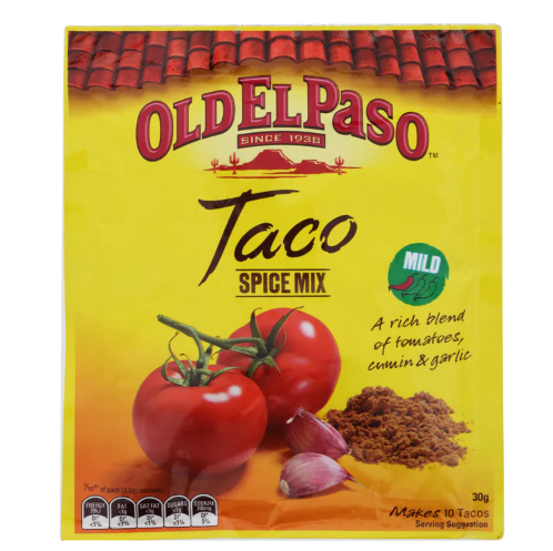Old El Paso Original Mild Taco Spice Mix 30g