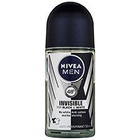 Nivea For Men Black & White Roll On Deodorant Invisible Power 50ml