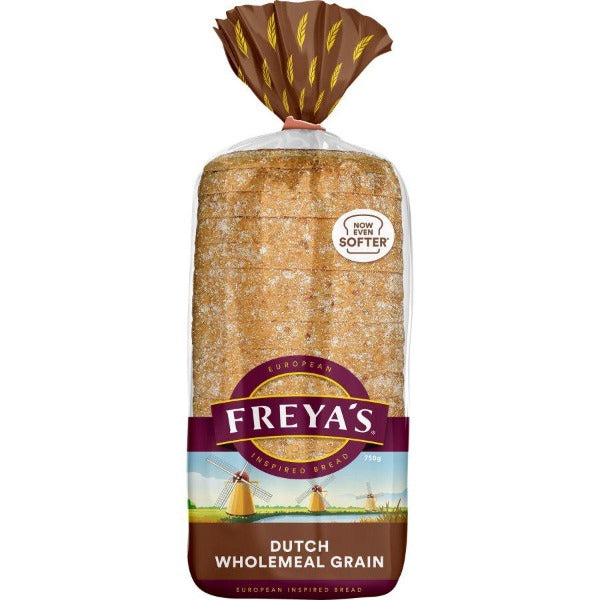 Freyas Wholemeal Grain Toast 750g