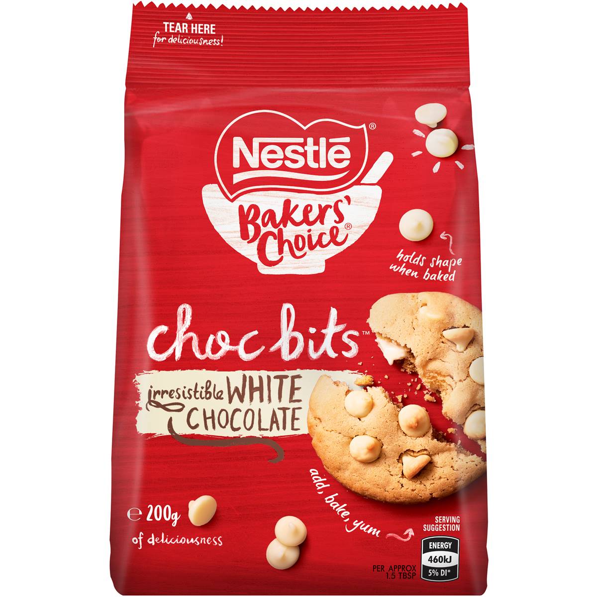 Nestle Chocolate Bits White 200g