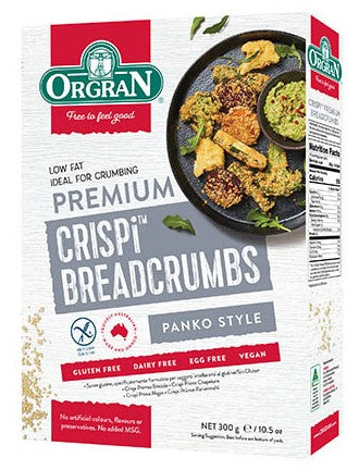 Orgran Gluten Free Crispi Crumbs Premium Panko Style 200g