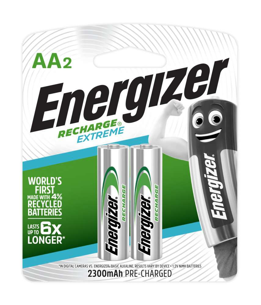 Energizer Rechargeable AA 2pk