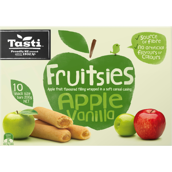 Tasti Apple Vanilla Fruitsies 10pk 200g