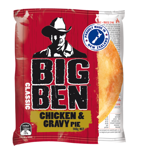 Big Ben Classic Chicken & Gravy Pie 170g