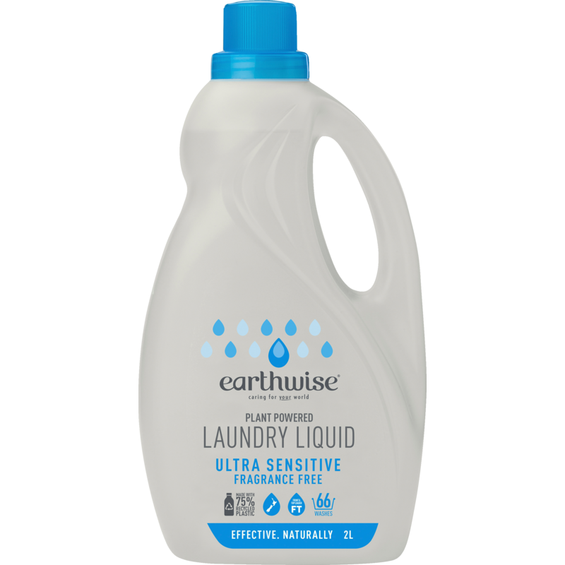 Earthwise Fragrance Free Ultra Sensitive Laundry Liquid 2L