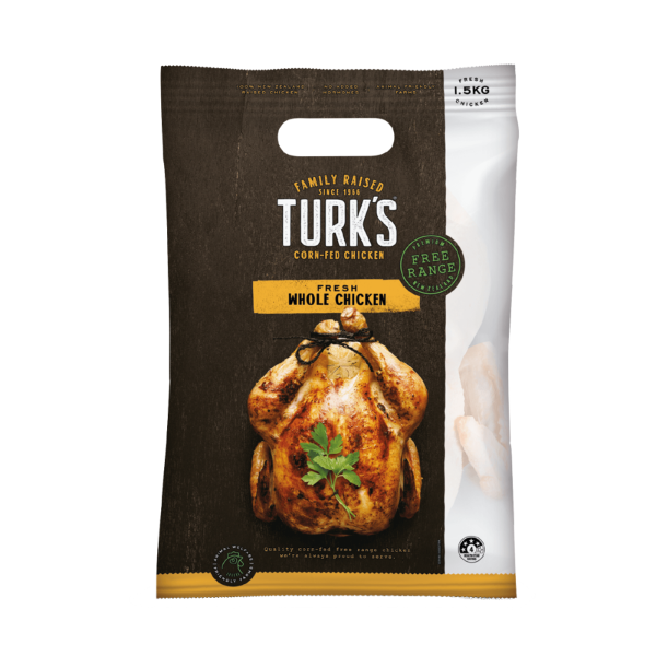 Turks Chicken Whole 1.5kg Original