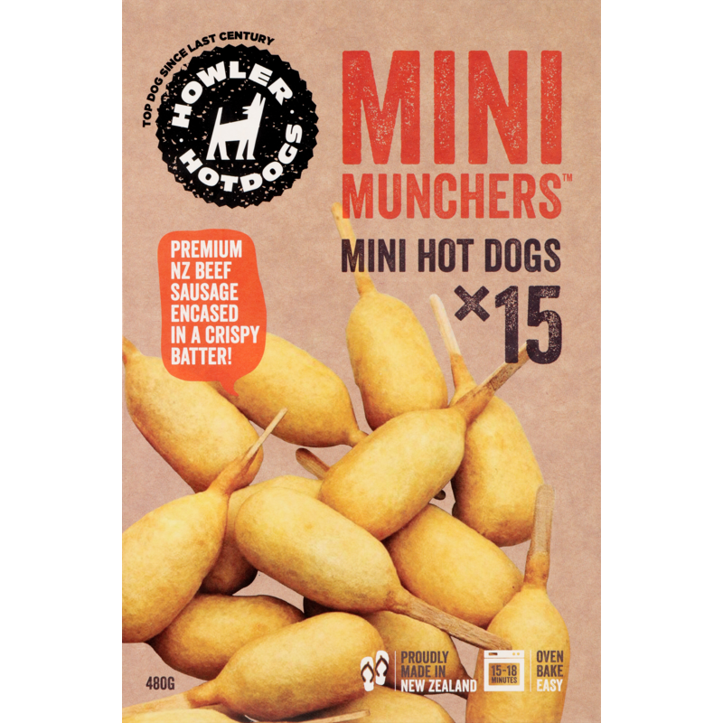 Howler Mini Munchers Hot Dogs 13pk