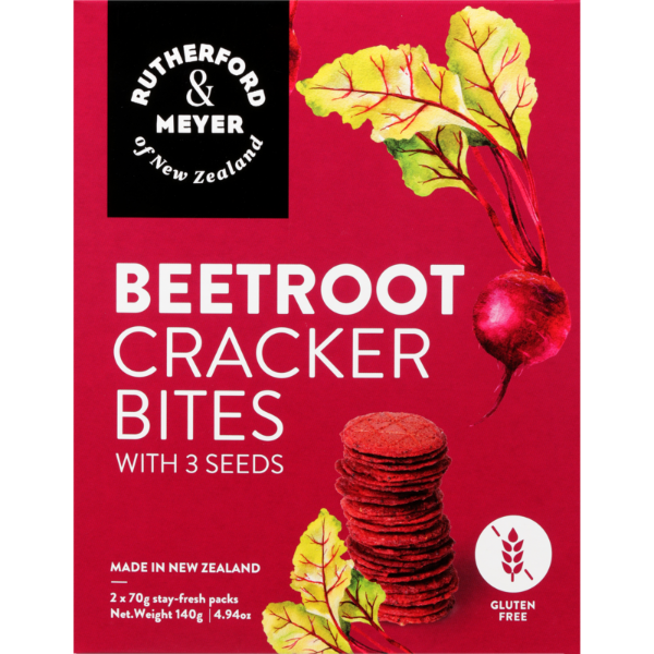 Rutherford & Meyer Beetroot Cracker Bites  140g