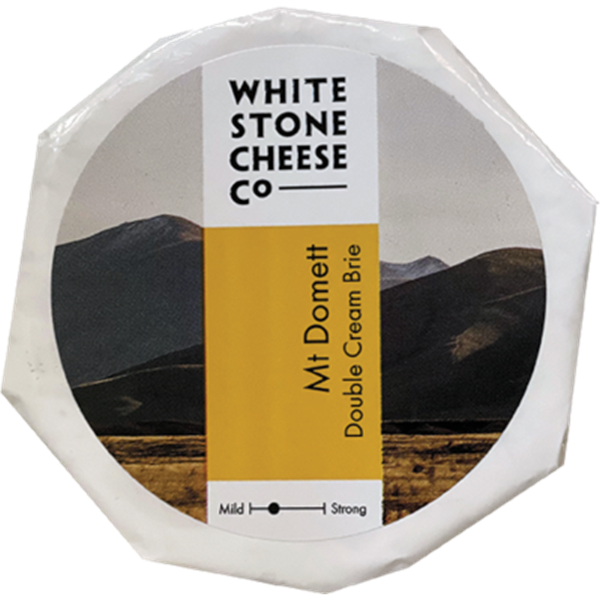 Whitestone Mt Domett Double Cream Brie Round 125g