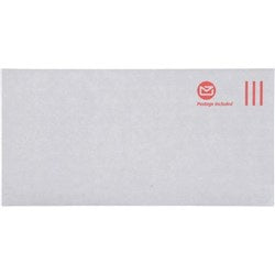 NZ Post DLE Postage Paid Envelopes Seal Easi White BSP5 Pkt 10
