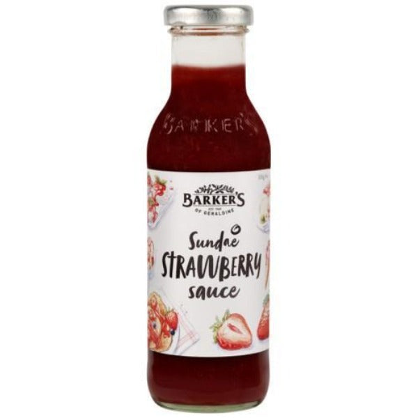 Barkers Strawberry Dessert Sauce 335g