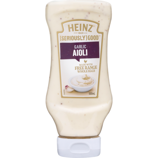 Heinz Seriously Good Garlic Aioli Squeezy 500ml