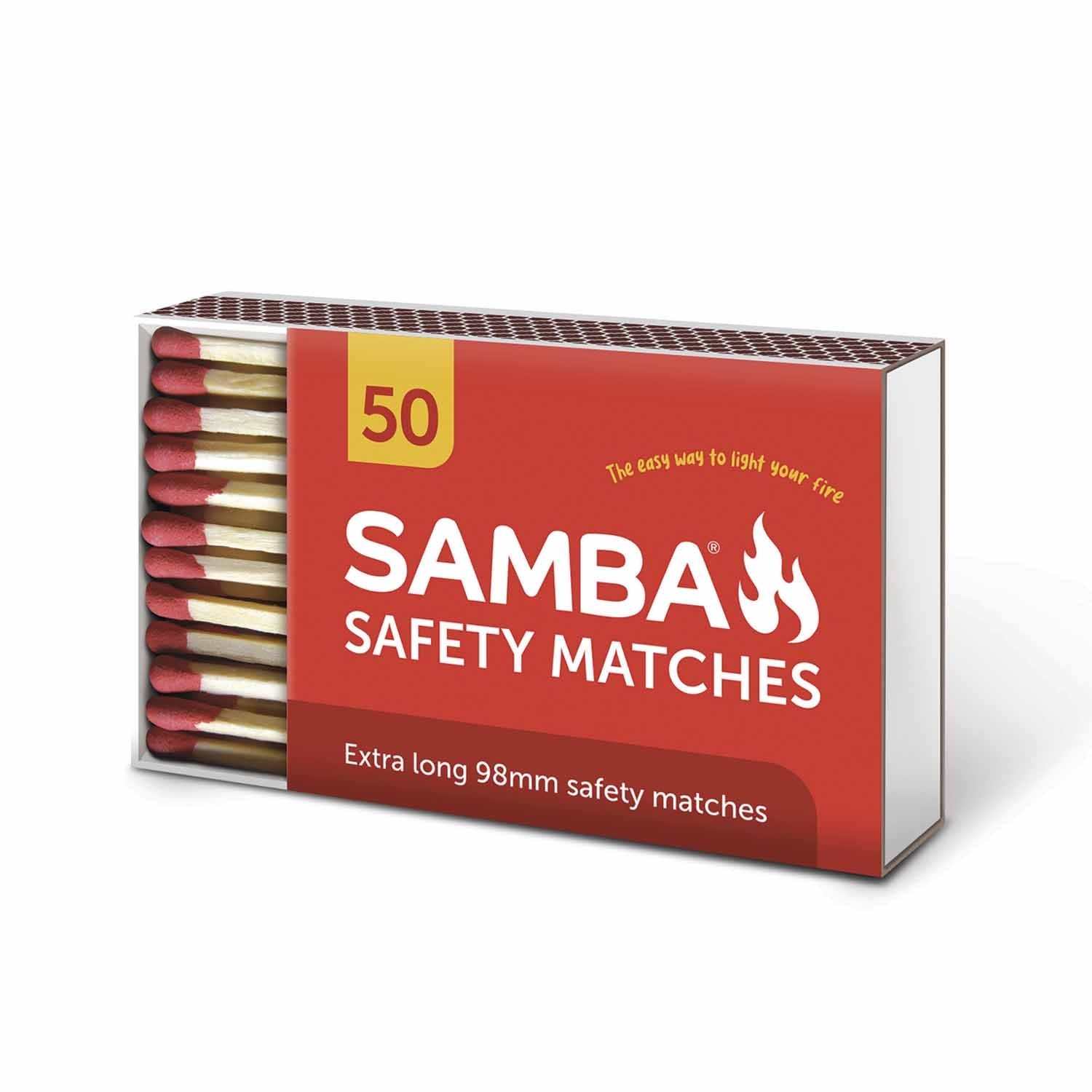 Samba Matches Extra Long 90mm 50pk