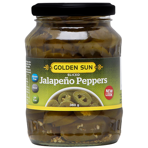 Golden Sun Sliced Jalapeno Peppers 360g