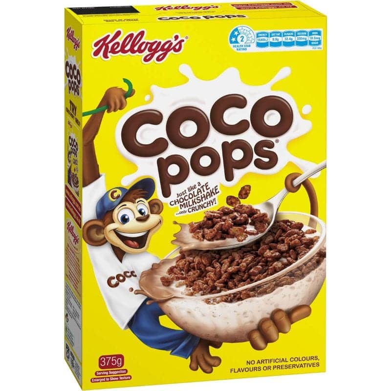Kelloggs Cereal Coco Pops Original 375g
