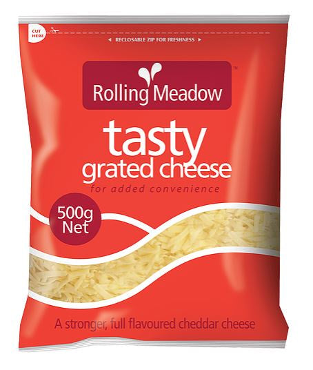 Rolling Meadow Grated Cheese Tasty 500g
