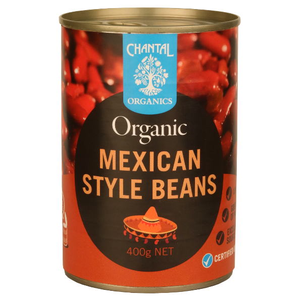 Chantal Organics Mexican Style Beans 400g