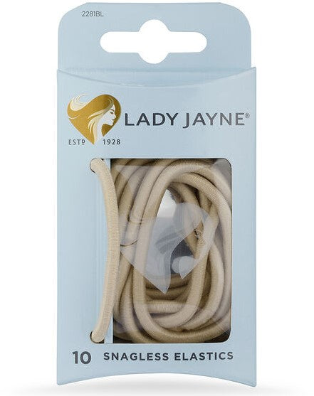 Lady Jayne 2281BL Elastics Snagless Blonde 10 Pack