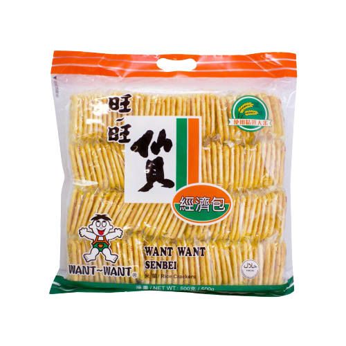 Want Want Senbei Rice Crackers 500g