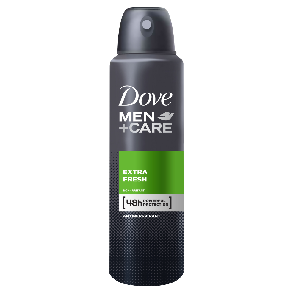 Dove Deodorant Antiperspirant Spray Mens Extra Fresh 245ml