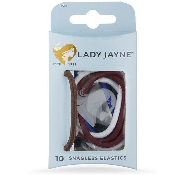 Lady Jayne 2281 Elastics Snagless Assorted 10 Pack