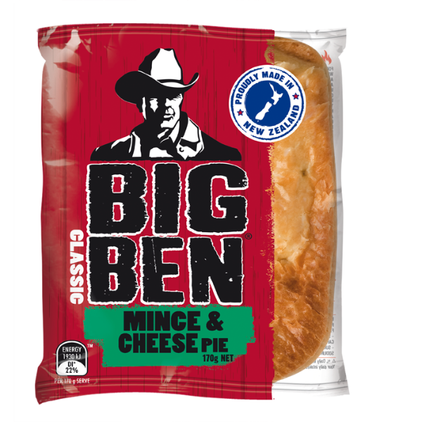 Big Ben Classic Mince & Cheese Pie 170g