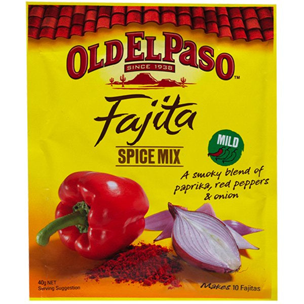 Old El Paso Fajita Mild Spice Mix 40g