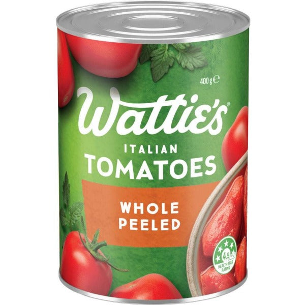Watties Tomatoes Whole Peeled in Juice 400g