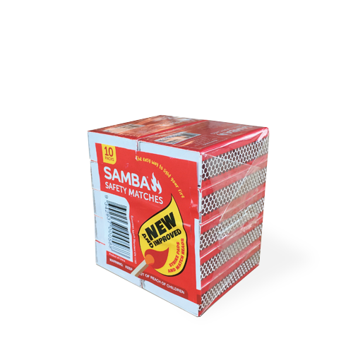 Samba Matches 40pk x 10