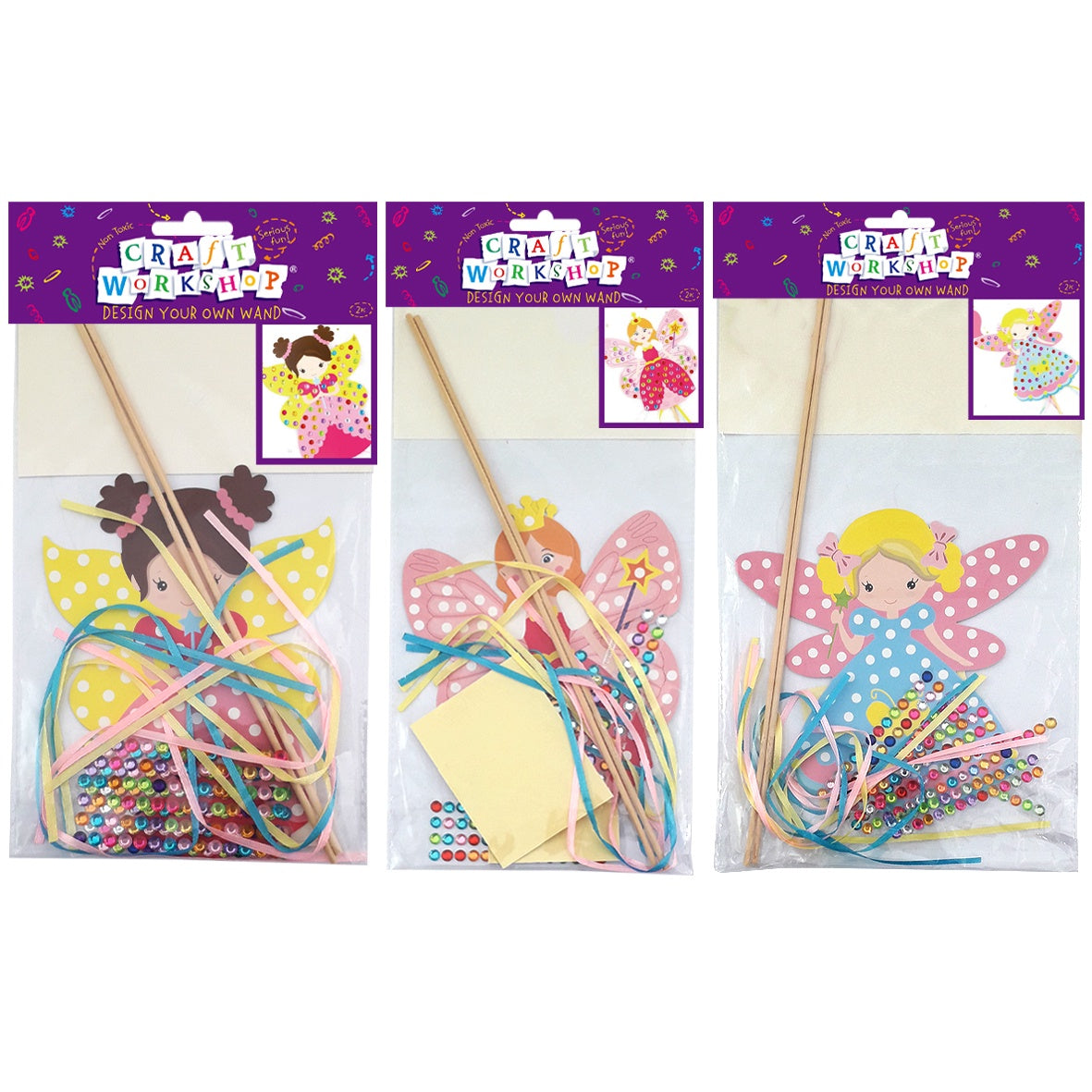 Craft Workshop Design Your Own Fairy Wand Assorted