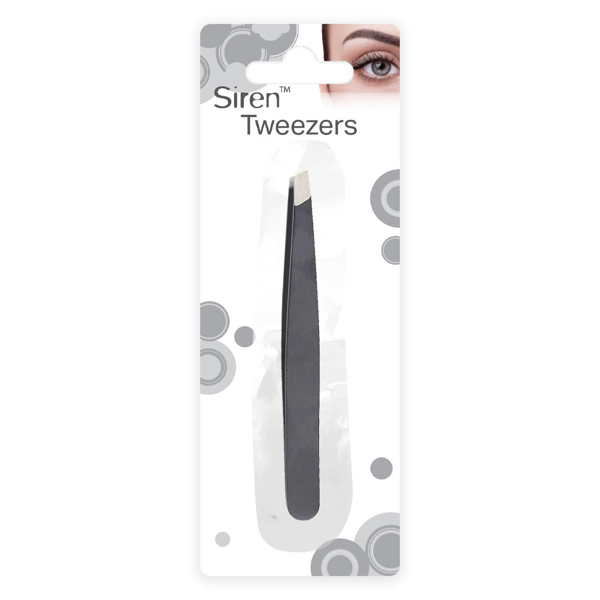 Siren Tweezer Slanted Stainless Steel 96mm