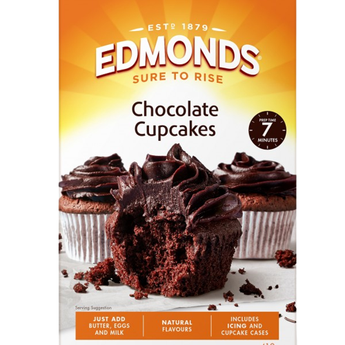 Edmonds Chocolate Cupcakes Mix 410g